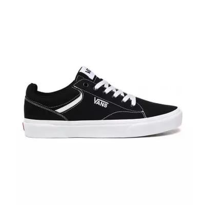 Vans Seldan Heren Sneakers - (Canvas) Black/White