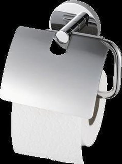 Haceka Pro 2000 Toiletrolhouder met klep chroom