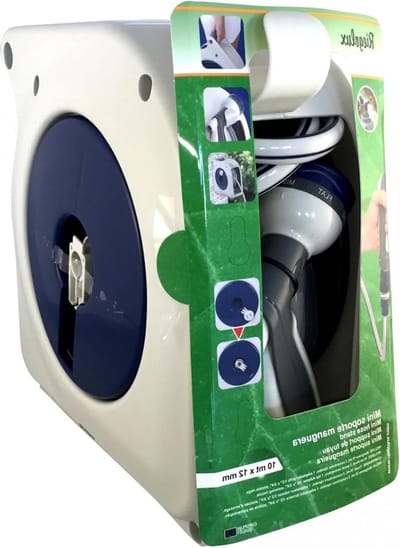 Slanghouder 10m x 12mm 3Conec en 1Pist Enr - Geschikt voor tuinslang opbergen