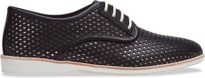 Rollie | Dames | Veterschoen | Derby Punch Overlay Black / Rose Gold | Maat 36
