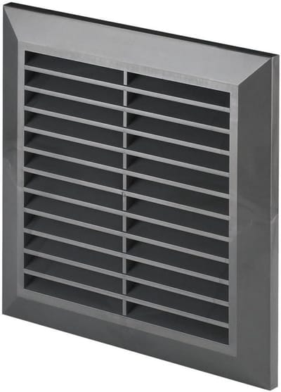 Rond Ventilatie Rooster Ø150mm - Toevoer & Afvoer Luchtrooster - Grijs ABS