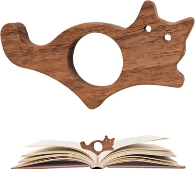 KZQ Compacte Boekenlegger Paginahouder, Lichtgewicht Met Aanpasbare Grip Voor Comfortabel Lezen, Studiehulpmiddel Voor Bladzijden Vastzetten Tijdens Studeren Reizen Of Thuis