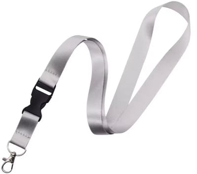New Age Devi - Witte keycord - los te koppelen deel - 50 cm neklint - Lanyard - Sleutelkoord