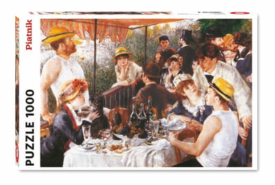 Piatnik puzzel kunst Renoir Lunch van de Roeiers 1000 stukjes karton.