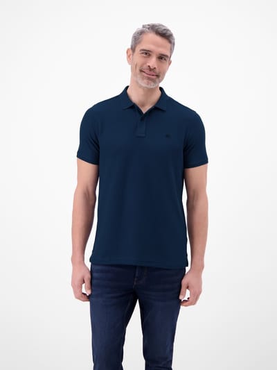 LERROS Poloshirt met COOL & DRY-functie in piquékwaliteit , Maat: M , Kleur: STORM BLUE , 60% katoen, 40% polyester