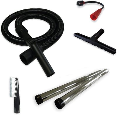 Stofzuiger Accessoireset - Reinigingsset - Grondige Schoonmaak - Veelzijdig Mondstuk - 2 Meter Slang - Zwart