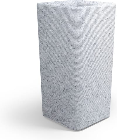 Otium bloembak dubbelwandig Linea 40 cm light stone - PROMO