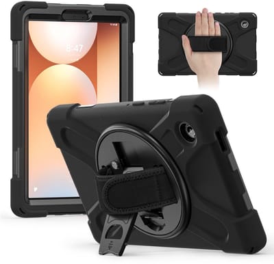 Coverup Tablethoes geschikt voor Samsung Galaxy Tab A11 (8,7") Hoesje - Heavy Duty Case - Zwart