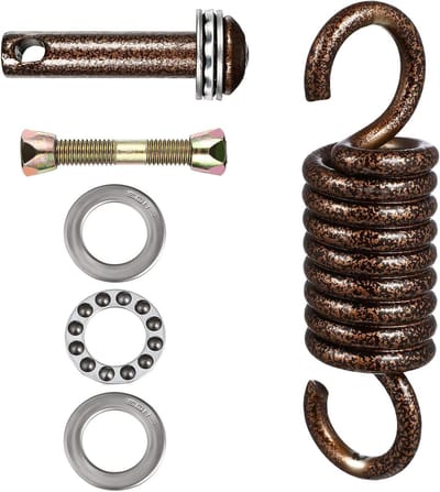 Schommelveren Set - Hangmat Ophanging - Ontspanning Vergroten - Hoog Draagvermogen - 12 cm Lengte - Koffie
