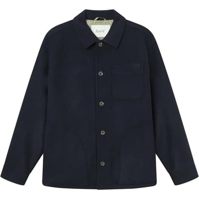 Forét Lodge Wool Jacket Jassen Heren - Winterjas - Donkerblauw - Maat XL