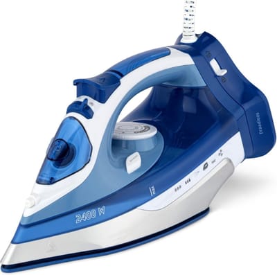 DnA® Strijkijzer Draadloos - Strijkijzer - Stomer Kleding - Strijkijzers Stoom - Blauw - 34cm x 15cm x 15cm