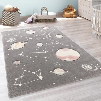 Flycarpets Kindervloerkleed - Cosena - Grijs
