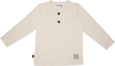 Frogs and Dogs - Raccoon LS shirt Baby | Beige - Katoen - Maat 80