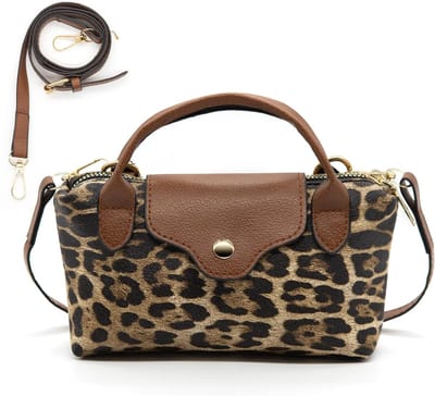 Vrouwen Mini Crossbody Tas van Faux Leer - Lichtgewicht Schoudertas, Mobiele Telefoon Clutch en Mini Shopper voor Dames