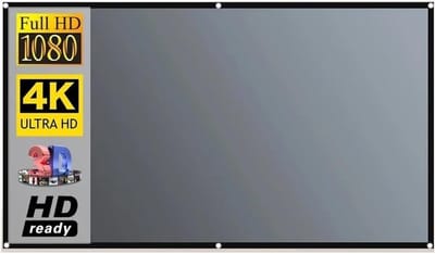 Projectiescherm Metaal - Reflecterend Doek - Thuisbioscoop Creëren - Anti-lichtgordijn - 84 inch - Donkergrijs
