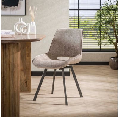 Eetkamerstoel swivel. VPE4 - Rich zandkleur - eetkamerstoelen set van 4