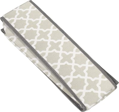 Springos Lade Organizer | Kleding Organizer | Ondergoed Organizer | 24 vakken | Grijs/Wit | 33 x 33 cm