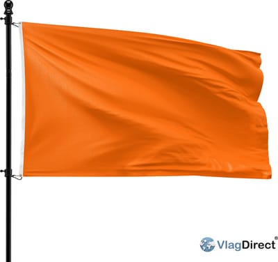 VlagDirect - Oranje vlag - 90 x 150 cm.