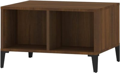 Salontafel - Koffietafel bijzettafel - Woonkamer opbergen - Industriële charme - 60x50x365 cm - Bruin eiken