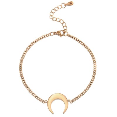 Victorious Dames Armband Rose Goud – Rosegouden Maan – 14 t/m 18cm