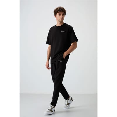 Heren Oversized Katoen-polyester Actieve Set
