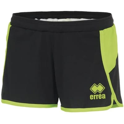 Korte Broek Errea Shima Panta Ad 08180 Zwart Fluo_Groen - Sportswear - Volwassen