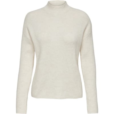 Jacqueline de Yong Trui Jdylumi Life L/s High Neck Pullover 15325961 Birch/melange Dames Maat - M