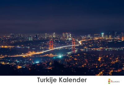 Turkije verjaardagskalender 35x24 cm | Wandkalender | Verjaardagskalender Volwassenen