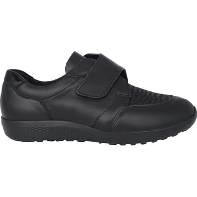 Waldläufer M-Ira - dames sneaker - Zwart - maat 37.5 (EU) 4.5 (UK)