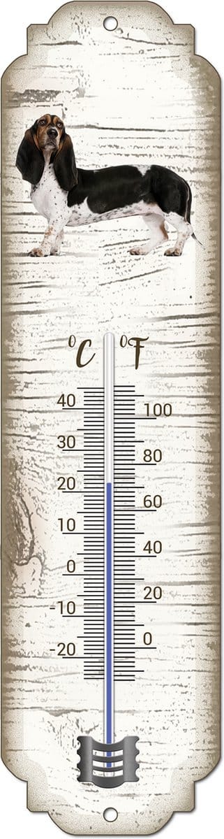 Thermometer: Teckel | Hondenras | Temperatuur binnen en buiten | -25 tot +45C