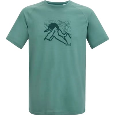 Escade T-shirt met korte mouwen en grafische print voor heren