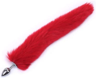 *** Fluffy Fox Tail Butt Plug - Sexspeeltjes - Vossen staartje - Slaapkamer Spannend - Partner Kinky - van Heble® ***