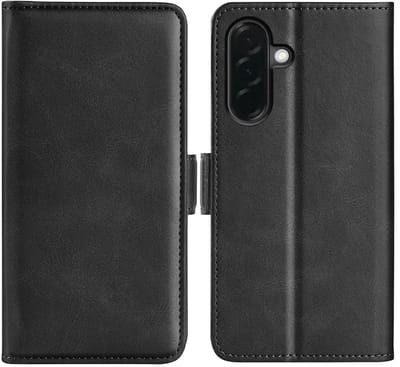 MobyDefend Hoesje - Geschikt voor Samsung Galaxy A37 - Luxe Wallet Book Case (Sluiting Zijkant) - Zwart