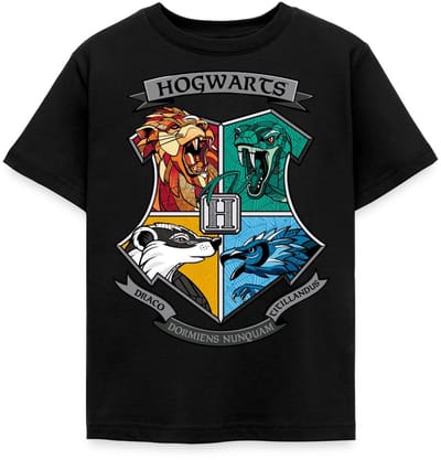 Harry Potter Hogwarts Logo T-Shirt Kinderen