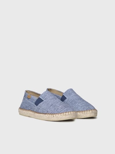Klassieke espadrilles voor heren in gemêleerde stof | DIONIS
