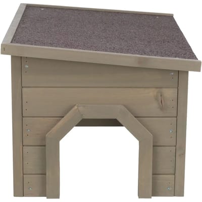 Trixie Natura - Knaagdierhuis - Asfalt - Dak - Grijsgroen - 50X37X30 cm