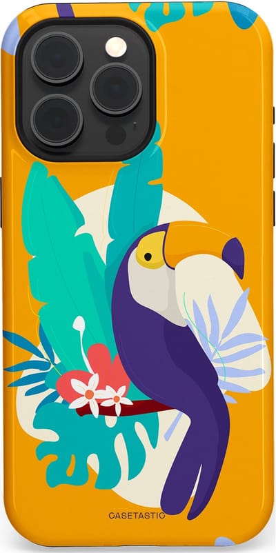 Casetastic Hoesje Geschikt voor Apple iPhone 15 Pro Max Magsafe - Stijlvolle Beschermende Duo-layer Case - Toeceaan