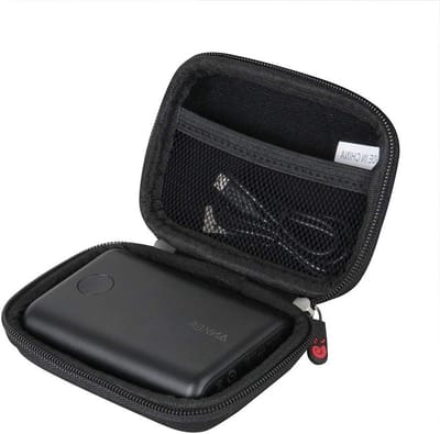 Hard Travel Case voor Ultra-Compacte Powerbank, Bescherming voor Anker PowerCore II 10000, Draagbare Oplader en Accessoires