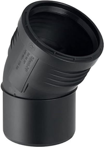 Geberit 390221141 vel Silent-PP met mof, 30 graden DN 50