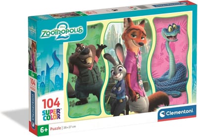 Kinderpuzzel 104 Stukjes - Tekenen Puzzel - Ontspannen Spelen - Gerecyclede Materialen - 379 x 269 cm - Meerkleurig