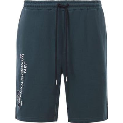 Jan Vanderstorm herren Sweatbermuda - 72/74 - petrol - Plus Size