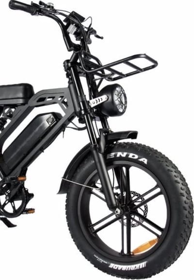 Fatbike Voordrager V8 - rekje voor OUXI V8 2.0 & V20 - duurzaam materiaal