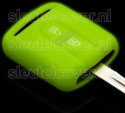 Autosleutel Hoesje geschikt voor Nissan - SleutelCover - Silicone Autosleutel Cover - Sleutelhoesje Glow in the dark / Lichtgevend
