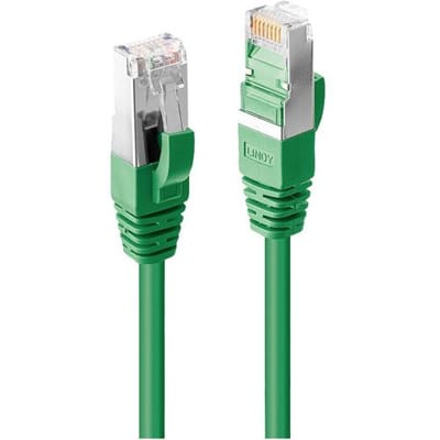 LINDY 47682 RJ45 Netwerkkabel, patchkabel CAT 6A S/FTP 7.50 m Groen 1 stuk(s)