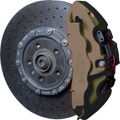 Foliatec Remklauwlakset - Combat Mat-Groen - 3 Componenten