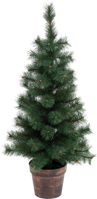Fééric Lights and Christmas Windy Peak Kerstboom - Ø45xH100cm - Kerstdecoratie - Groen