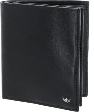 Golden Head Leren portemonnee Colorado RFID Protect Kombischeintasche 1230 Schwarz zwart
