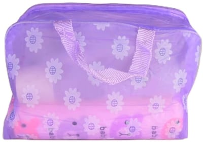 Allecto - Reismake-uptas - Waterdichte Toilettas - Compact en Elegant - Paars - Draagbare Make-uptas - Geschikt voor Buitenreizen - Kamperen