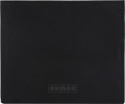 oxmox portemonnee New Cryptan RFID Protect Querscheinbörse Pure Print Black Black zwart