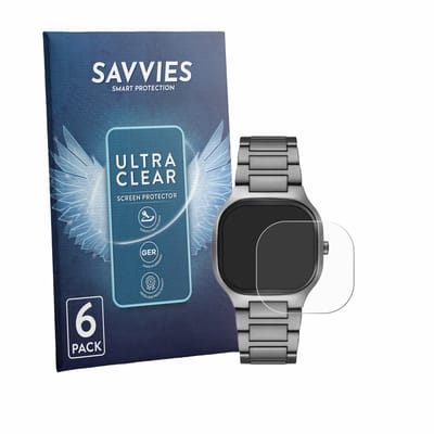 Savvies - Screenprotector voor Skagen Mellem SKW6936 - Folie Beschermfolie transparant 6 Stuks